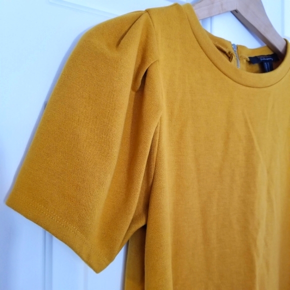 FOREVER 21 Mustard Yellow Puff Sleeve Top - Picture 5 of 11